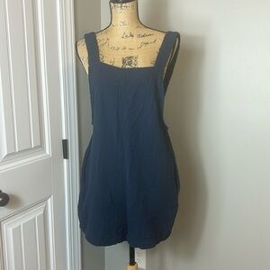 Ces Femme romper blue cotton